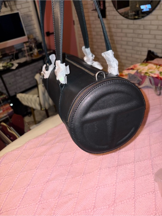 Telfar Handbags - Telfar Black Cylinder Leather Shoulder Bag